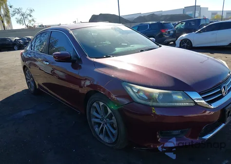 2014 Honda Accord Sport из США, поврежденный, VIN 1HGCR2F57EA123346